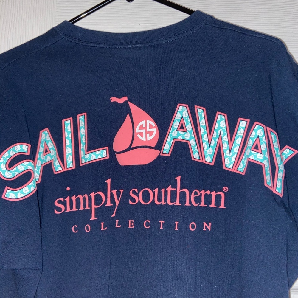 Simply Southern small sail long sleeve t-shirt - Picture 1 of 2